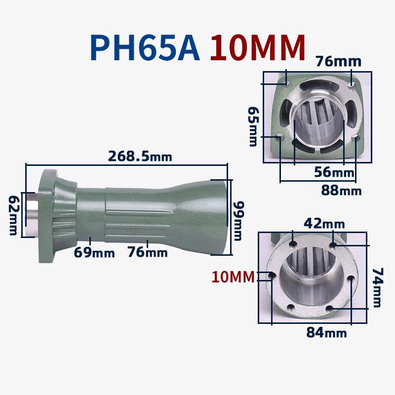 Imagem -03 - Acessórios para Hitachi Cabeça de Alumínio Queimado Ph65a 85a 95a 100a mm 10 mm Cabeça de Alumínio Acessórios Substituição