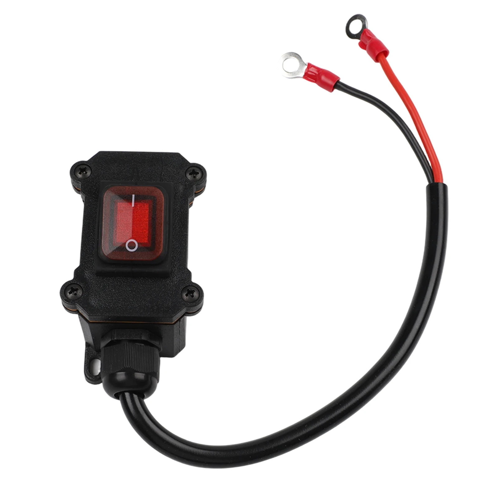 12V 24V DC Motorcycle Battery Disconnect Switch Power Cut Off Device with Sealed and Insulated Features 12V 24V