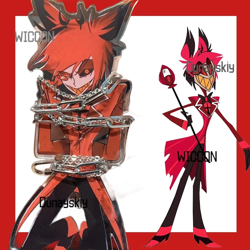 

Hazbin Alastor Acrylic Stand - Cute Anime Desktop Decor with Vintage Radio cosplay Accessories