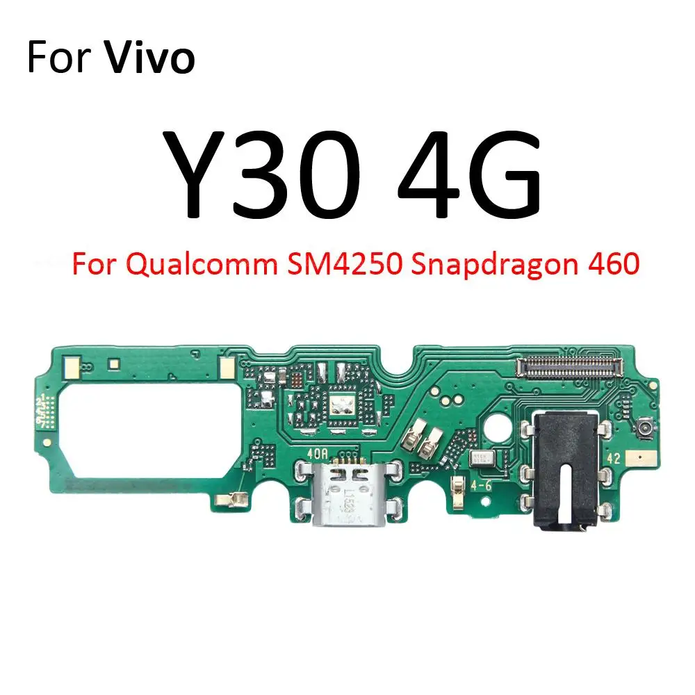 Charging Port Connector Board Parts Flex Cable With Microphone Mic For Vivo Y33T Y33s Y31 Y30 4G Y30g Y30i