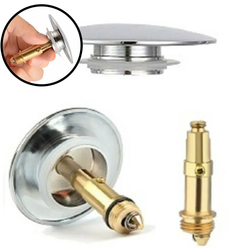 Internal Spring Core for Basin Waste Click Clack Push Mechanism Brass Construction for Replacement Fits Standard Basin Waste