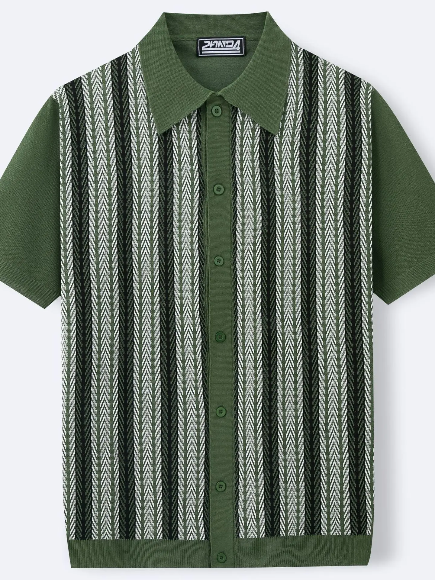 

Летние мужские повседневные полосатые ор Све Трикотажные рельсы Slim Fit Modern Sle Basic (3) Бархатный узор Faionable