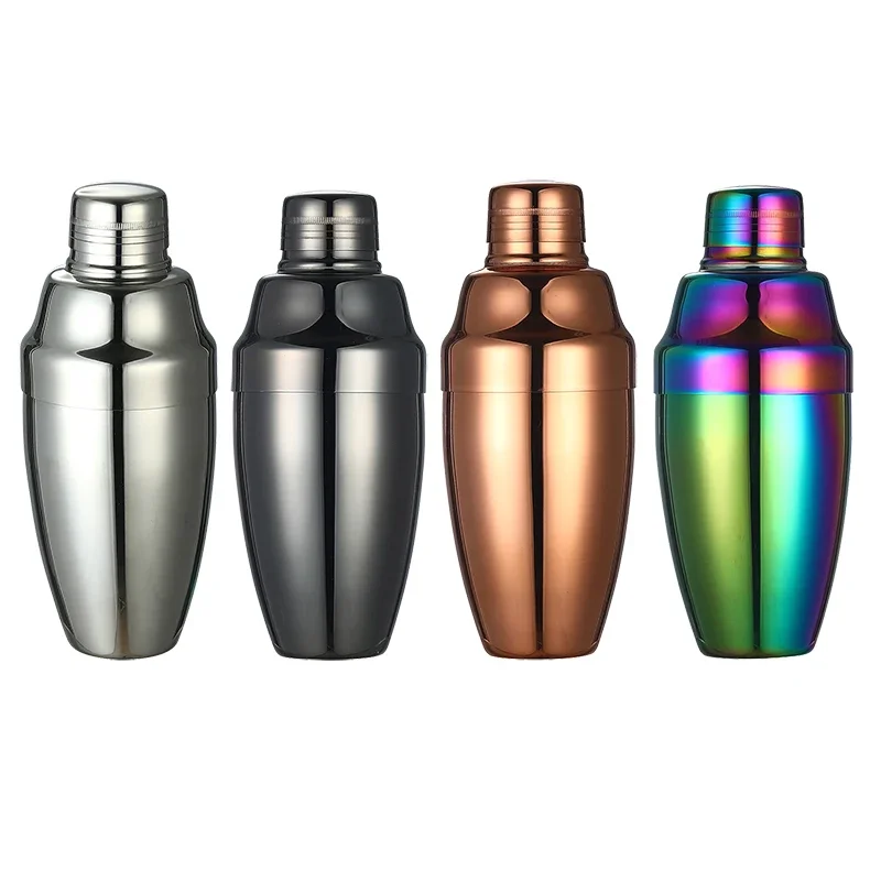 

Japanese Style 500ml Stainless Steel 3-Piece Etching Cocktail Shaker Bar Shaker Cobbler Shaker Bar Tools