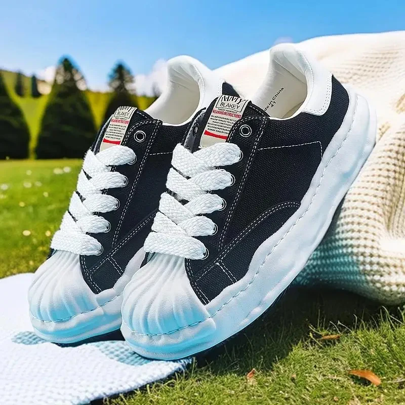 

Fashion dissolving sports shoes classic thick-soled travell shoes running canvas sneakers for students