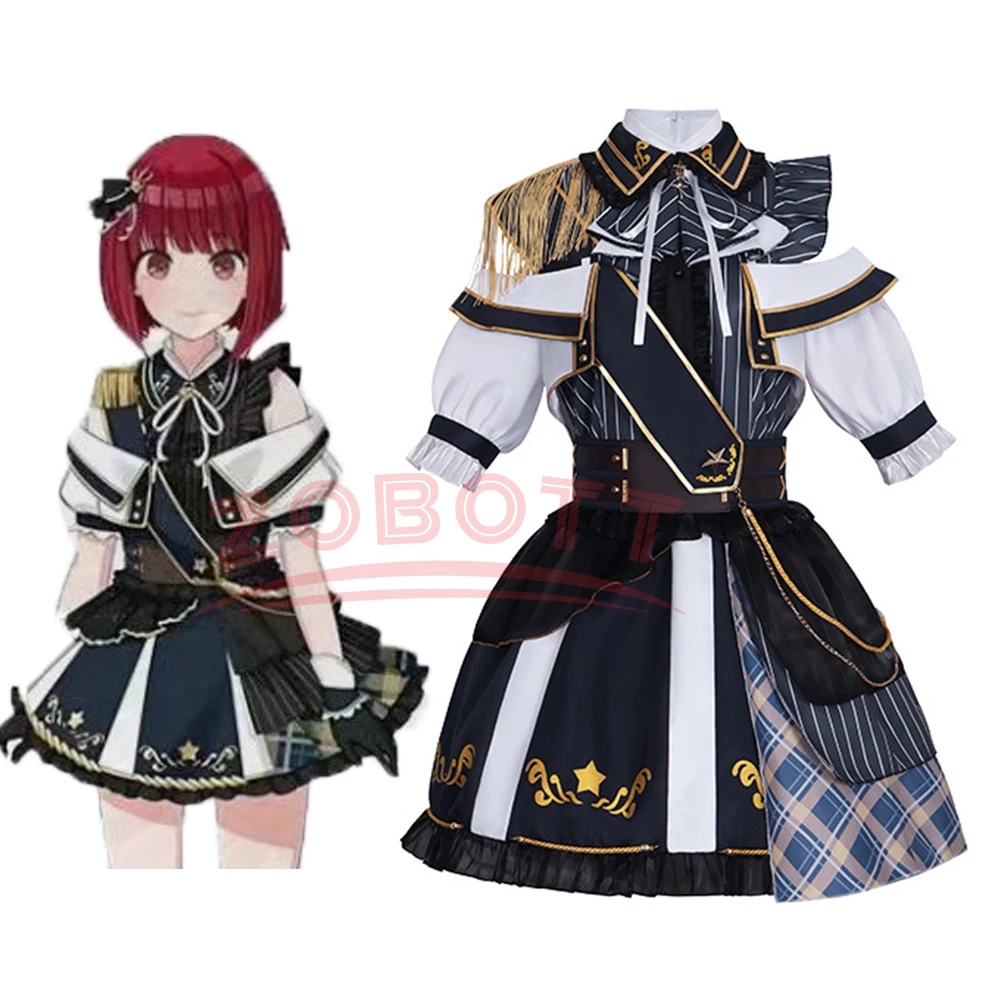 

Anime Kanaa Cosplay Costume Militaryy Lolita Idoll Stagee S-3XL Performancee Clothes Masterr Cosplay Halloween Outfits Dress