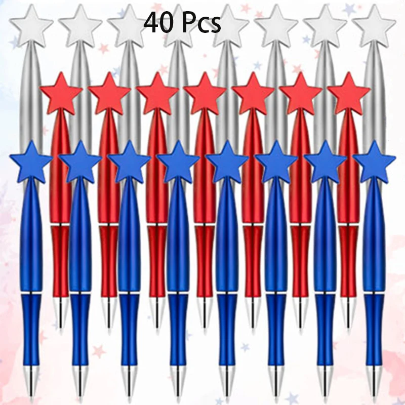 

40 Pcs Star Shaped Ballpoint Pen Star Pens Pens Pens Korean Pens For Writing School Office Supply Stationery