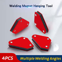 4pcs Welding Magnet Magnetic Holder 45/90/135 Degrees 10LBS Arrow Clamp Magnetic Clamp for Welding Positioner Locator Tools