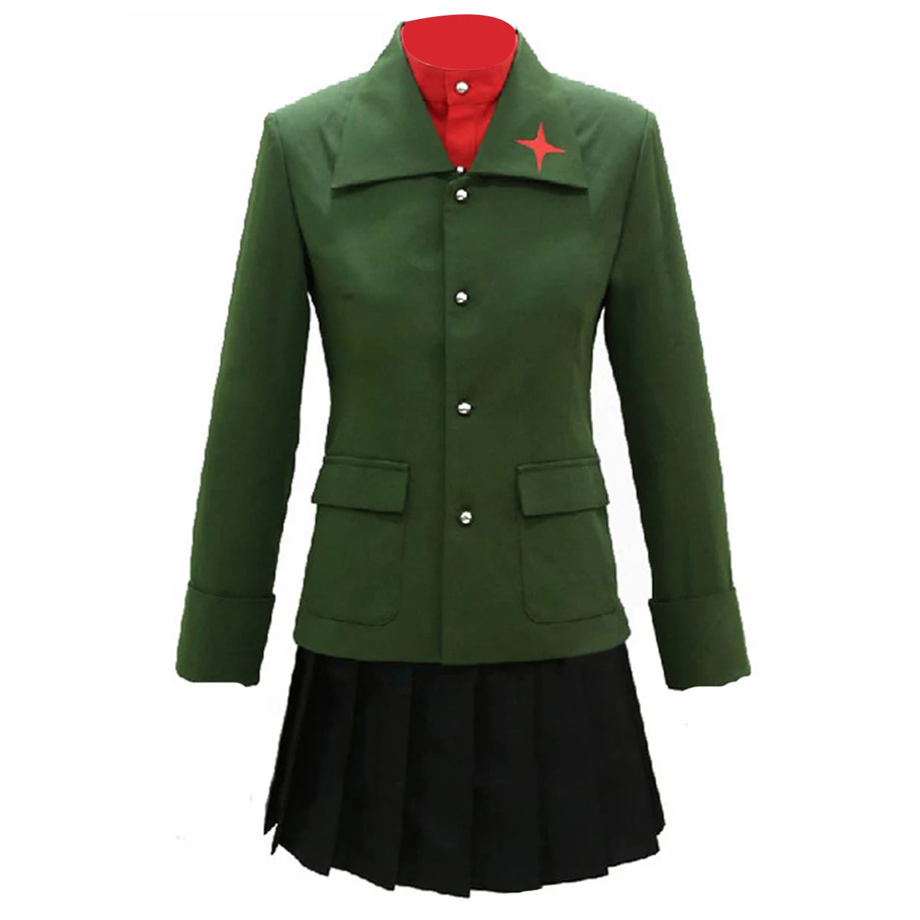

Аниме GIRLS und PANZER Katyusha Nonna Косплей Костюм Настроить Женское Платье JK Униформа Хэллоуин