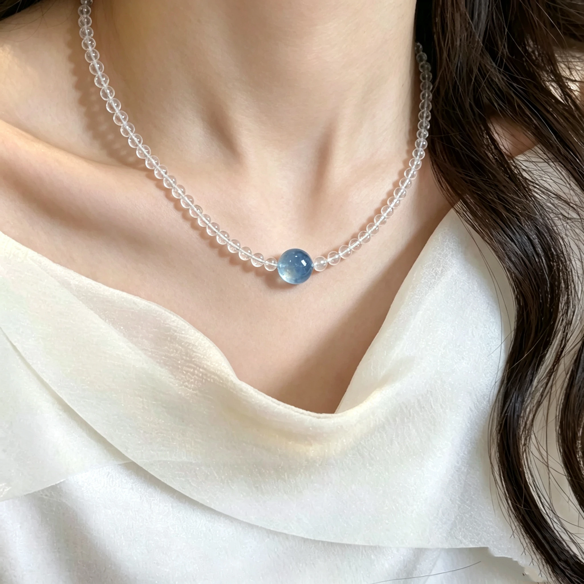 natural-white-crystal-sea-blue-necklace-pendant-hydrating-women's-style-birthday-gift-girlfriend-fashion-jewelry-original-design