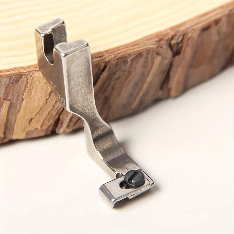 T69 قابل للتعديل غير مرئية سستة قطعة قدم الضغط في ماكينة الخياطة إبرة واحدة ماكينة خياطة مسطحة سستة قطعة قدم الضغط في ماكينة الخياطة الخياطة سستة مساعد قطعة قدم الضغط في ماكينة الخياطة S003311 #4