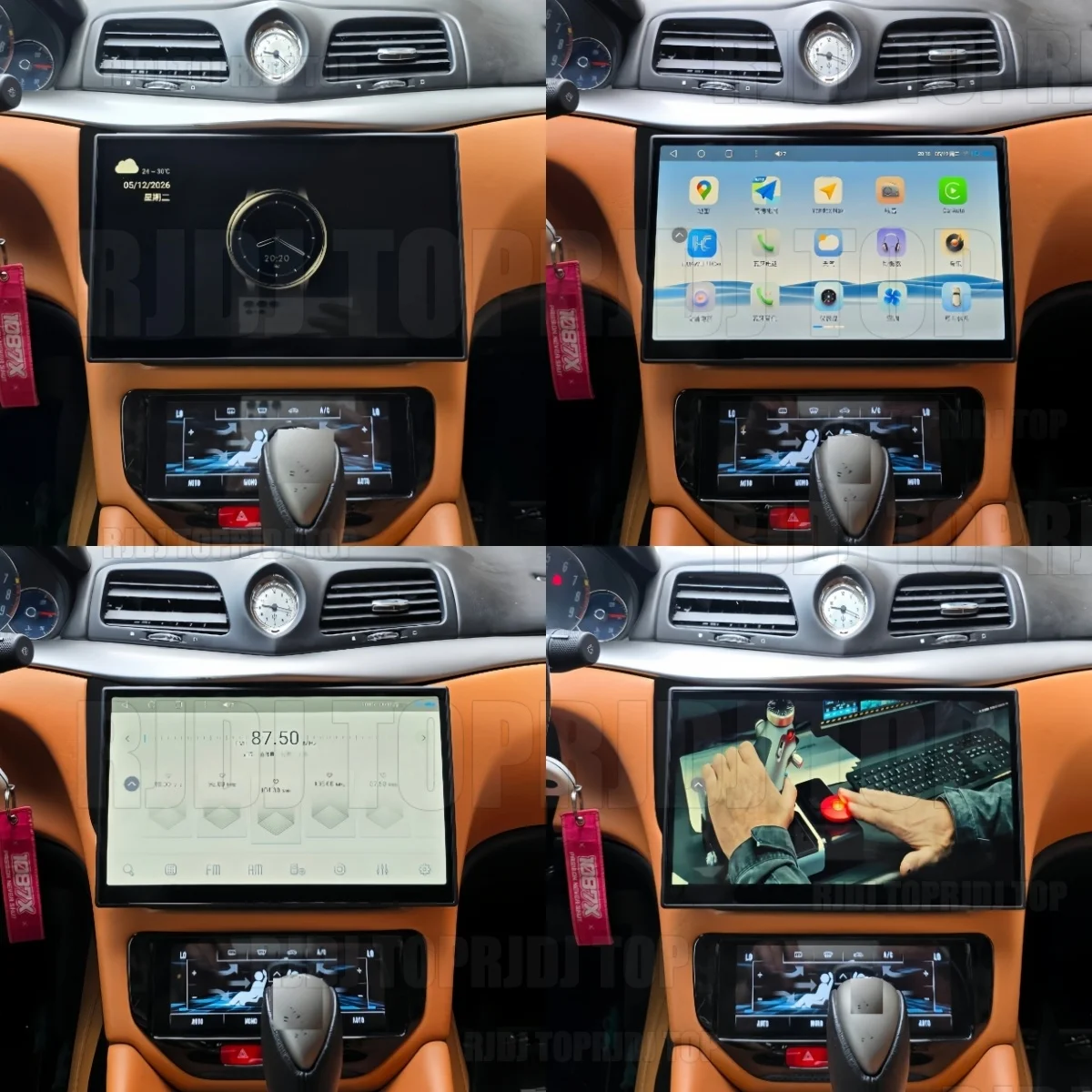 Android Auto Touch Screen Car Radio GPS Carplay For Maserati GranTurismo GT/GC 2007-2019 Multimedia Video Player Stereo DSP Unit