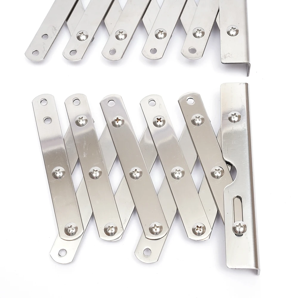 رف تجفيف الغسيل المثبت على الحائط من الفولاذ المقاوم للصدأ بطول قابل للتعديل 42 ~ 80 سم، حامل منشفة قابل للطي للحمام سهل التركيب