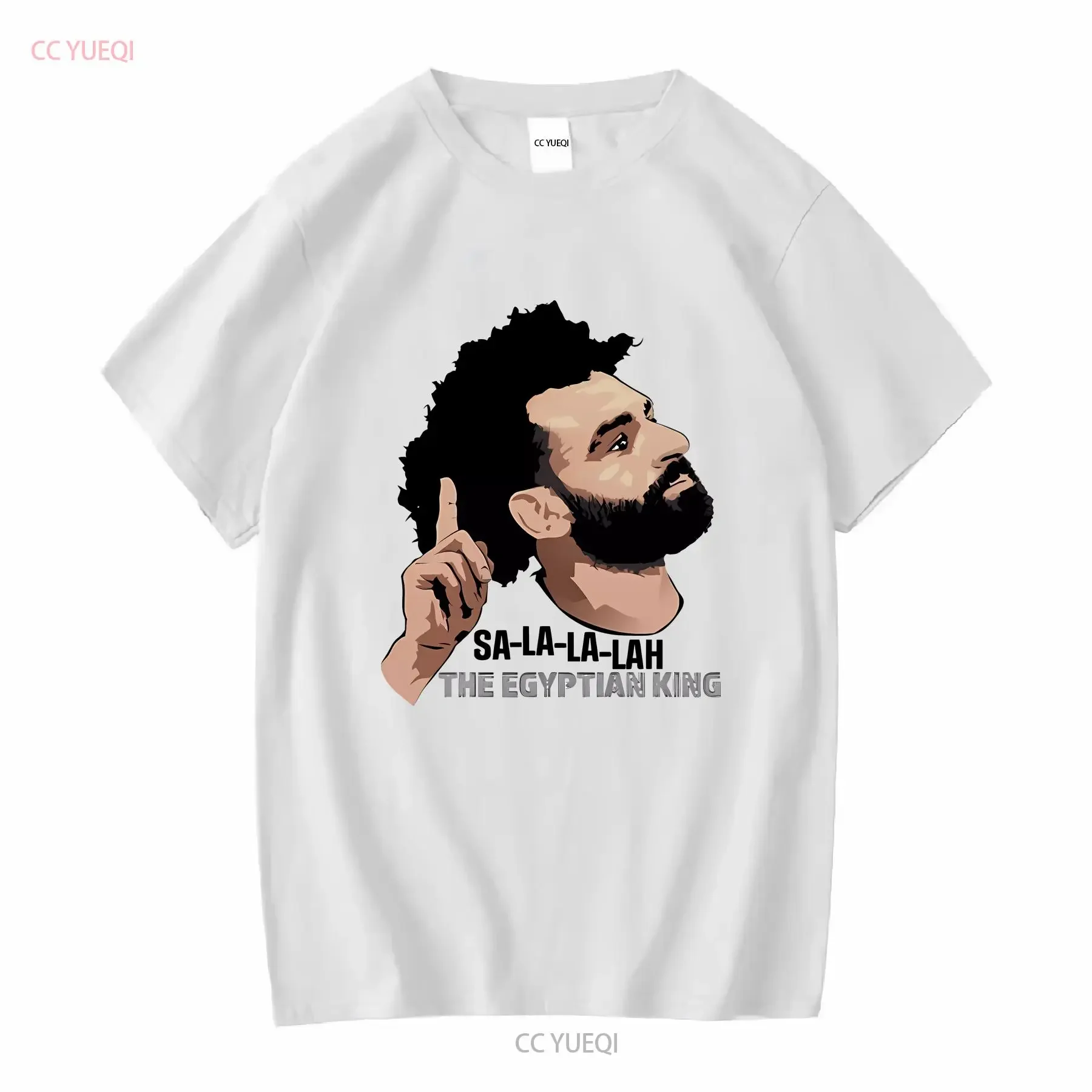 Футболка Mo Salah The Egyptian King с длинными или короткими рукавами, винтажный стираный топ для повседневной одежды, домашняя графика, повседневная уличная одежда