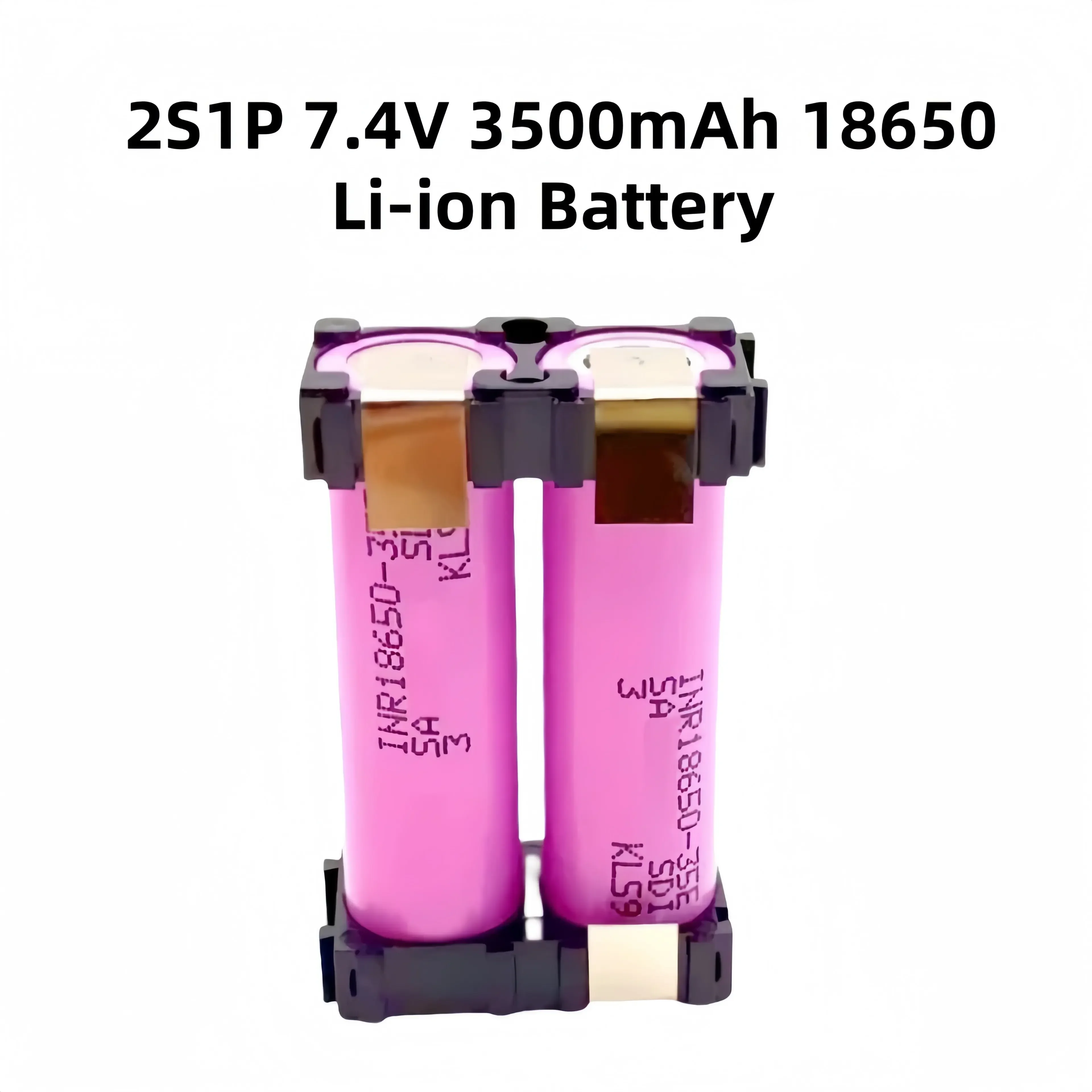 18650-35E lithium battery pack customized 7.4V~25.2V 3500mAh/7000mAh battery welding 2S1P-6S1P battery pack