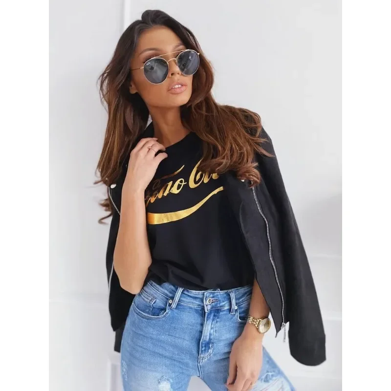 2024 Fashionable Hot Selling and Popular Casual Fashion Women\'s Zipper Solid Color New Jackets in Large Quantities in Stock