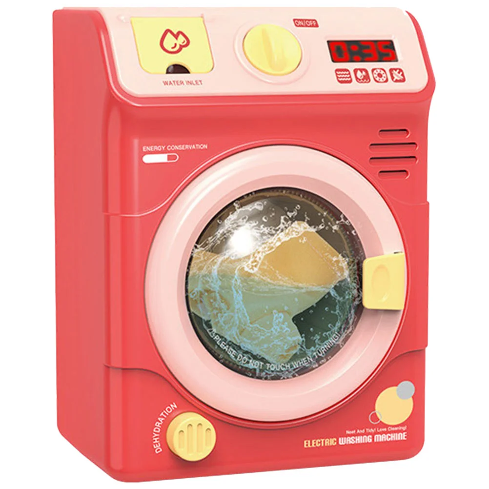 Simulation Washing Machine Kids Toys Mini Washer Delicate Household Appliance Child