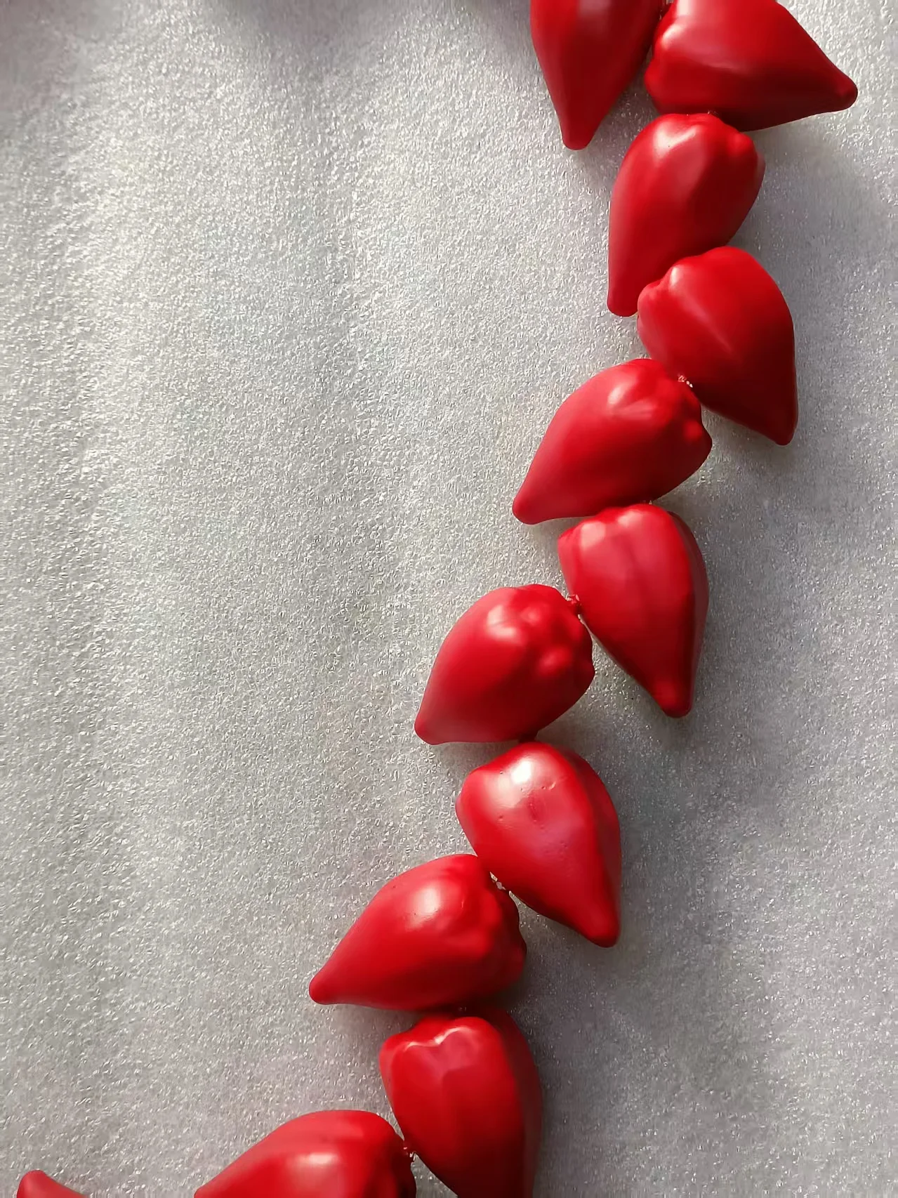 Roman Reigns Red Ula Fala Lei Necklace Jey Uso Blue Handmade Polynesian Cultural Gift Tribal Chief Samoan Role Play Prop