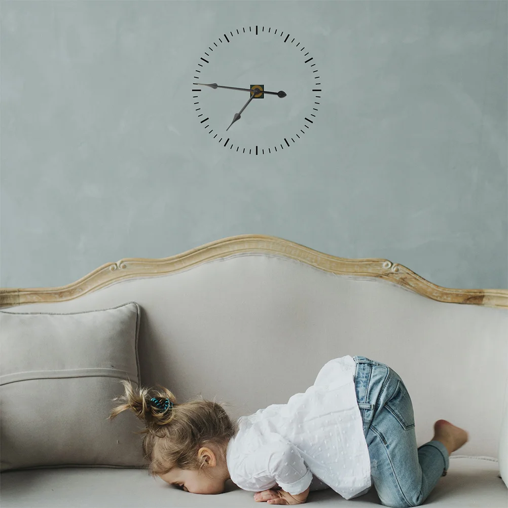

5 set Large Diy Wall Hands Kit Stylish Clock Mechanism Replacement For Home Office Decor Wall Clock Parts