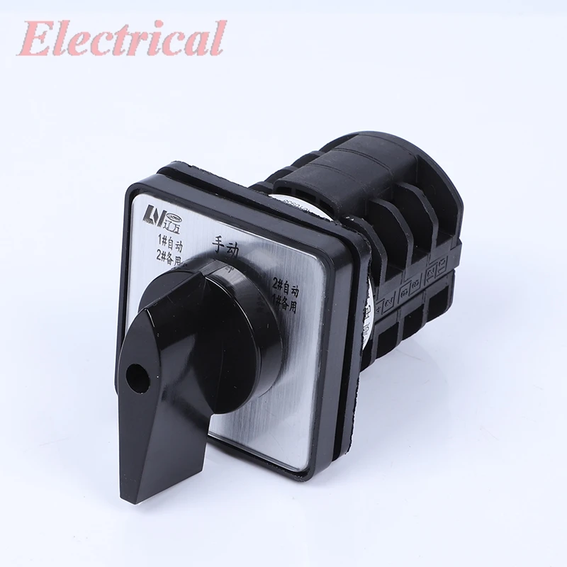 

1 шт. переключатель LW8D Seies 50 Гц 3 фазы 10A (1-0-2) (2-0-1) (0-Uab-Ubc-Uca) 4/8/12 винтовые клеммы с фиксацией поворотного переключателя