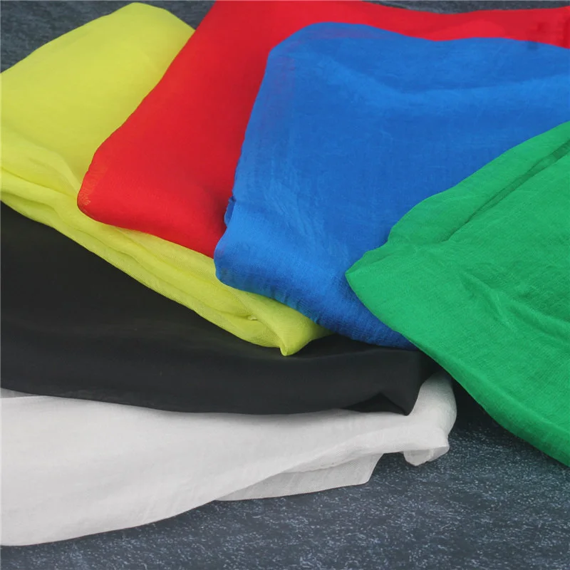 60*60cm Super Soft Silks Magic Tricks Scarves For Magician Magic Accessories Close-up Stage Illusions Gimmicks Mentalism Props