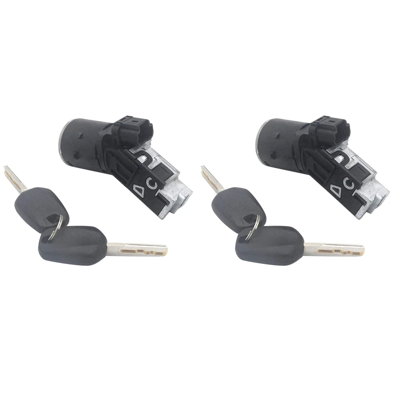 

2X Car IGNITION SWITCH BARREL 3 PINS For PEUGEOT 208 2008 308 3008 EXPERT VAUXHALL 2018 9663123380 1608682880 9673257480