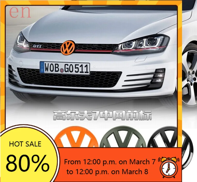 

Чехол для VW Volkswagen Jetta MK5 Golf для VW Volkswagen Golf 7 MK7 GTI, автомобильный чехол, передняя и задняя решетка, эмблема, значок, логотип, подходит для автомобиля