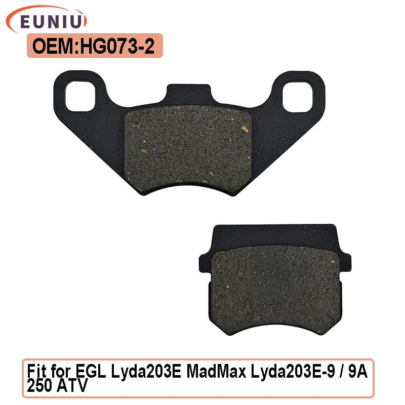 

Brake pads For Chinese Motorcycle 4 wheeler Motorbike EGL Lyda203E MadMax Quad Spare Parts Lyda203E-9 / 9A 250 ATV