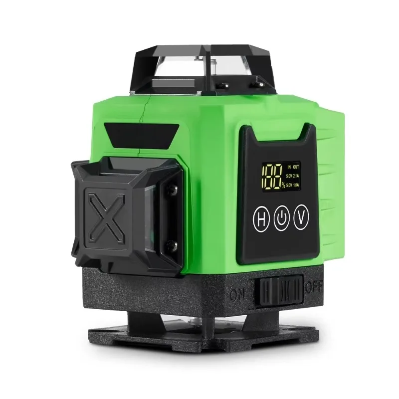 

Rotating Laser Level 16 Wire 4D IP54 4.7V 3000 mAh Laser Level with Digital Display 360 Level Rechargeable