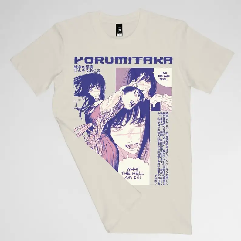 Anime War Devil Yoru Mitaka Shirt, Chainsaw man Vintage Shirt, chainsaw man asa, chainsaw man shirt, Makima shirt