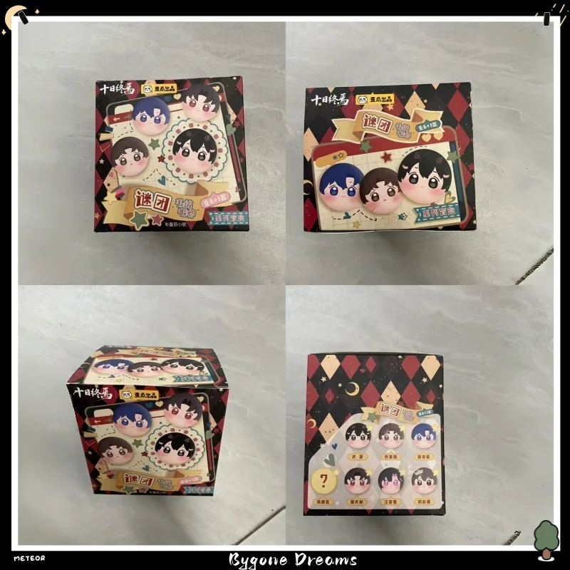 Badge en peluche de la série mystère 10 jours infinie, boîte surprise, ornement de dessin animé pour Itabag, chapeau, sac à dos, décoration, cadeau de vacances