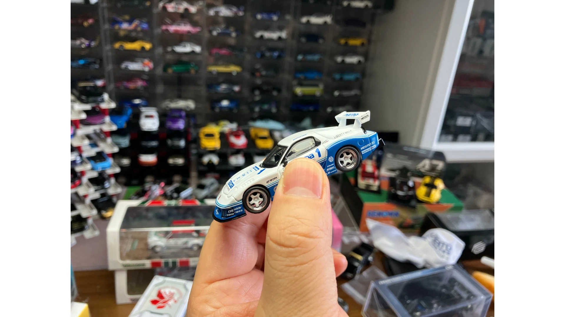Minigt 1:64 #1011 LBWK Rx7 Rx-7 JDM Diecast Model Car Collection Limited Edition Alloy