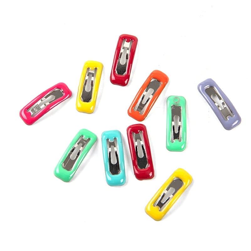 10Pcs/set 2cm Mini Cute Hair Clip Children Side Clip Baby Hair Accessories Pet BB Clip Small Doll Cat Dog Hairpin