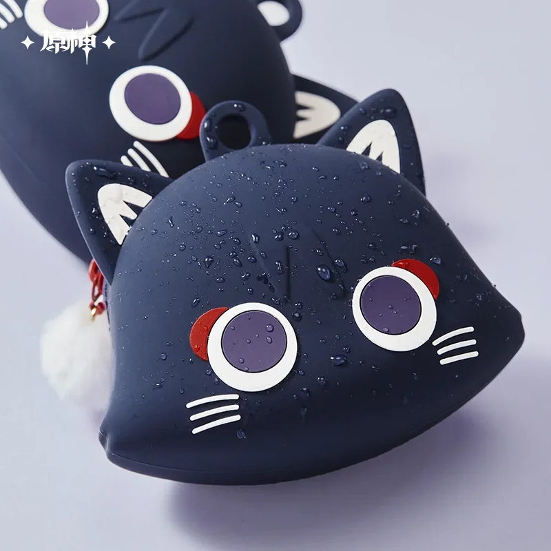 Genshin Impact Wallet Wanderer Cartoon Storage Bag Game Cosplay Costume  Fairtytale Cat Mini Silicone Pendant Anime Coin Purse
