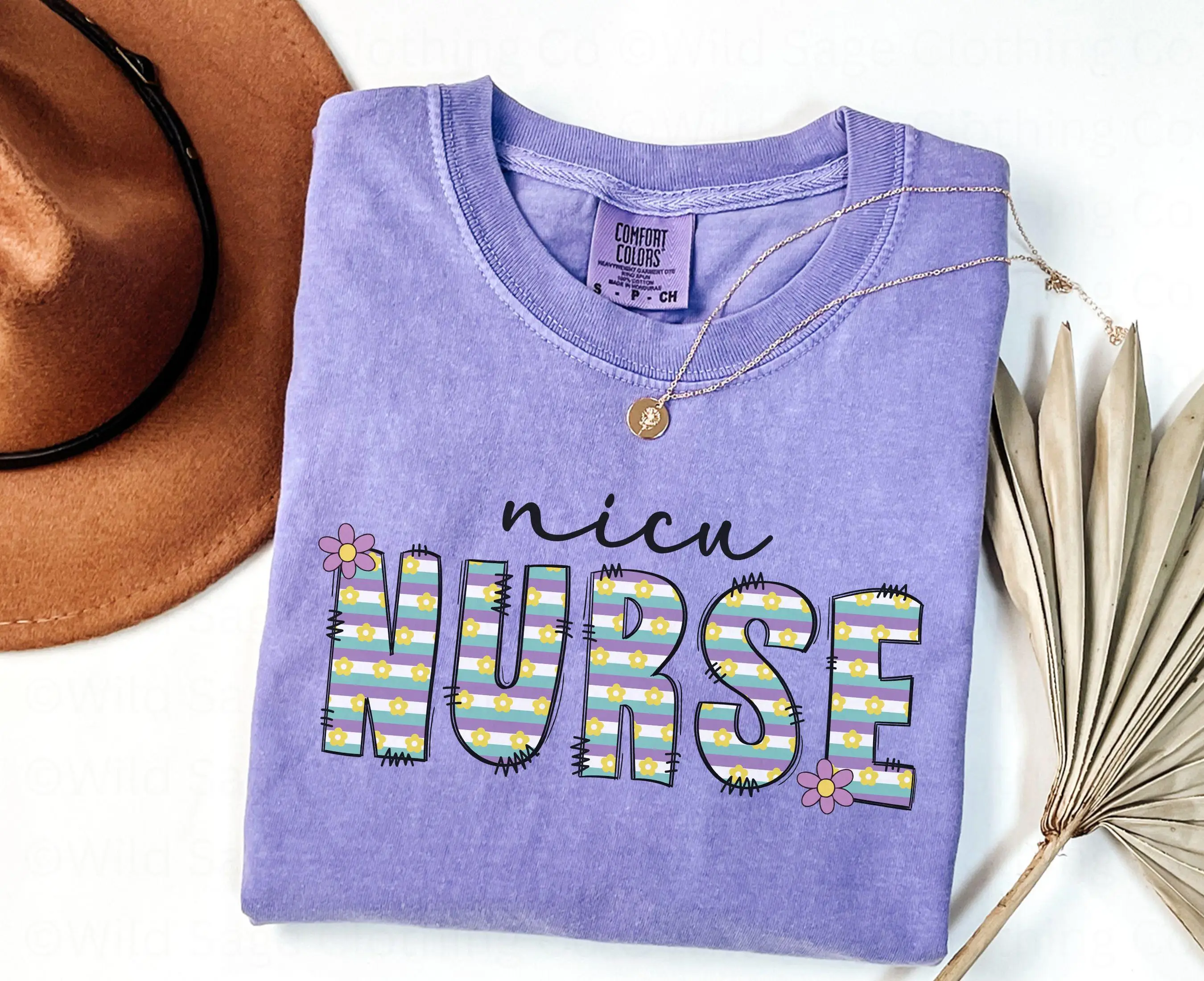 Nicu Nurse T Shirt Neonatal Intensive Care Unit Comfort Colors for