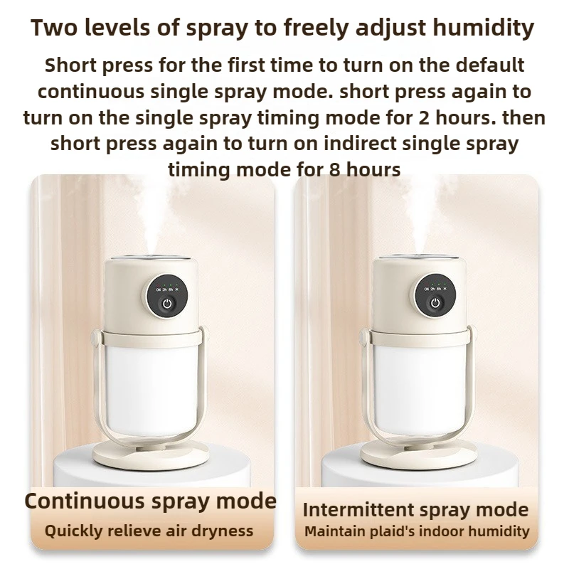 Novo umidificador casa inteligente atomizador de grande capacidade usb silencioso luz noturna pequena purificação de ar umidificador aromaterapia