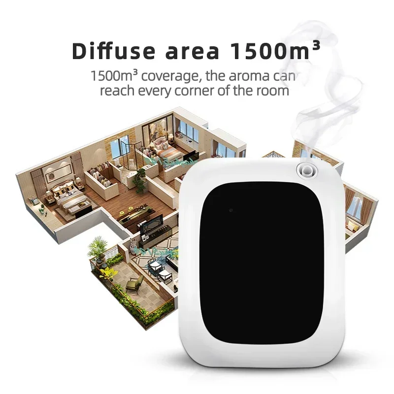 NAMSTE 1500m³ Perfume Essential Oils Diffuser Aromatic Hotels Air Freshener Smart Five Segment Timing 200ML Capacity 8W Power