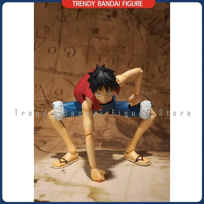 Op voorraad Bandai SHF One Piece Luffy S.H.Figuarts Action Figure Anime Model Speelgoed Hobby