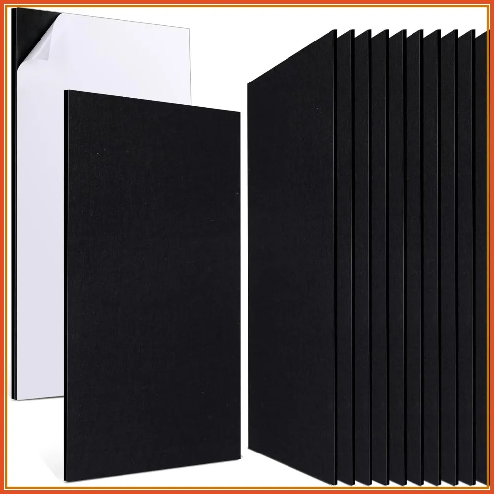 12 Pcs Acoustic Panels 31.5x23.6in Sound Absorbing with Adhesive, for Home Studio Office Gaming Room