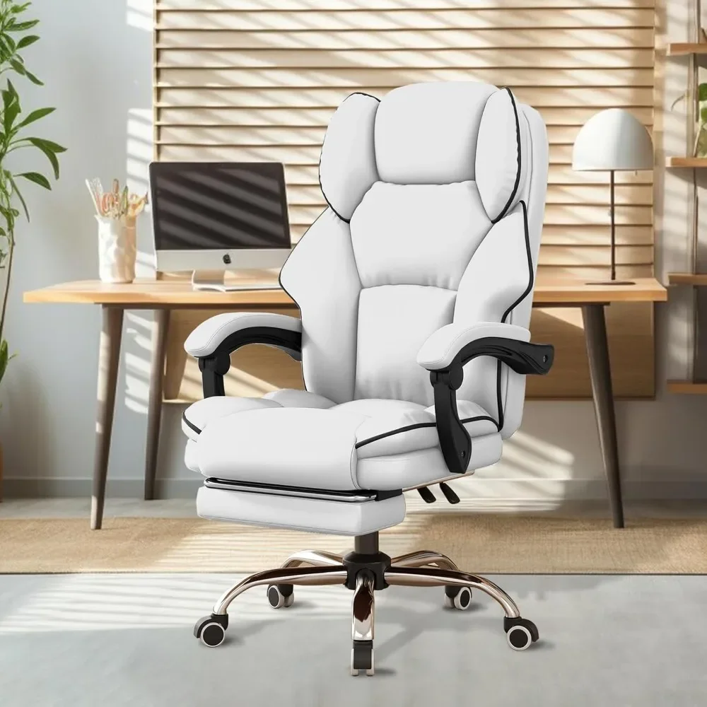 Office Chair ,PU leather comfortable computer chair, with adjustable height office chair with foot pedals, Office Chair .