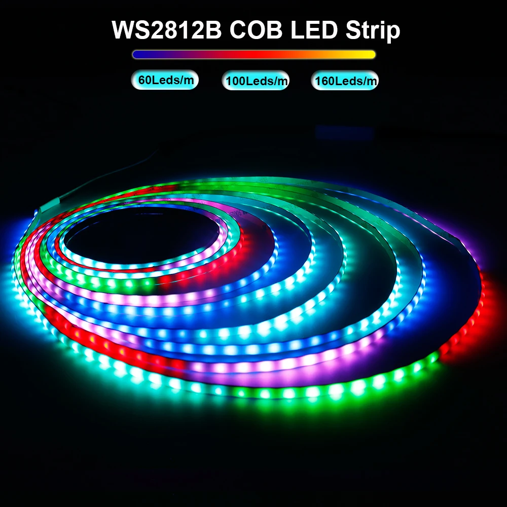 DC5V WS2812B COB LED ストリップ：高解像度で没入感のある照明を DIY で実現する完全ガイド
