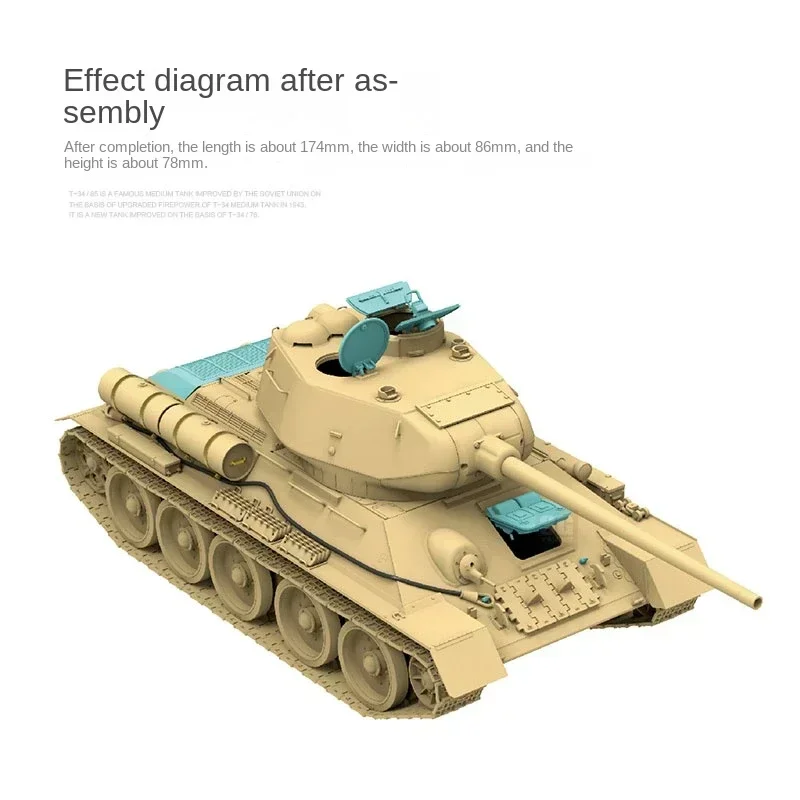 1/35 رايفيلد نموذج RM-5079 T-34/85 خزان 1 944 174 مصنع التجمع مقياس لتقوم بها بنفسك اللعب أطقم منمذجة