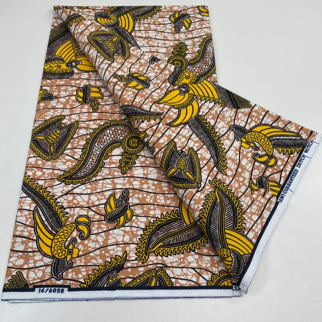 2026 New Style hollande African Fabrics Nigerian Wax Print High Quality African-Wax Fabrics For Patchwor 3C1 view 5
