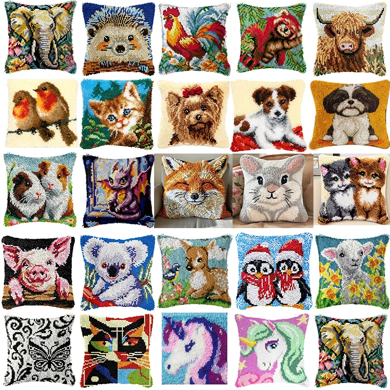 

Набор крючков с защелкой для животных, милый комплект для подушки Kussen Knopen, пуговица Smyrna Knooppakket, пуговицы для рукоделия Packagek Linkhaak Kussen