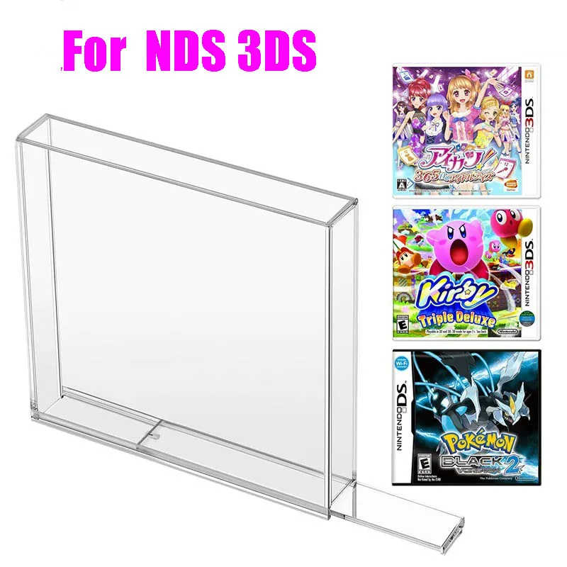 For PTCG | Transparent Protective Case - Dustproof Storage Box for US Version ME Ascended Heroes Booster Bundle Dragonite M Boos