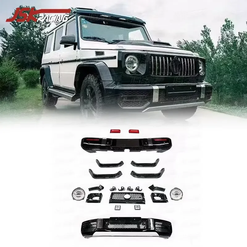 PP Body Kits for 2018-2019 Mercedes Benz G-Class G500 BodyKit Upgrade to AMG G63 Style