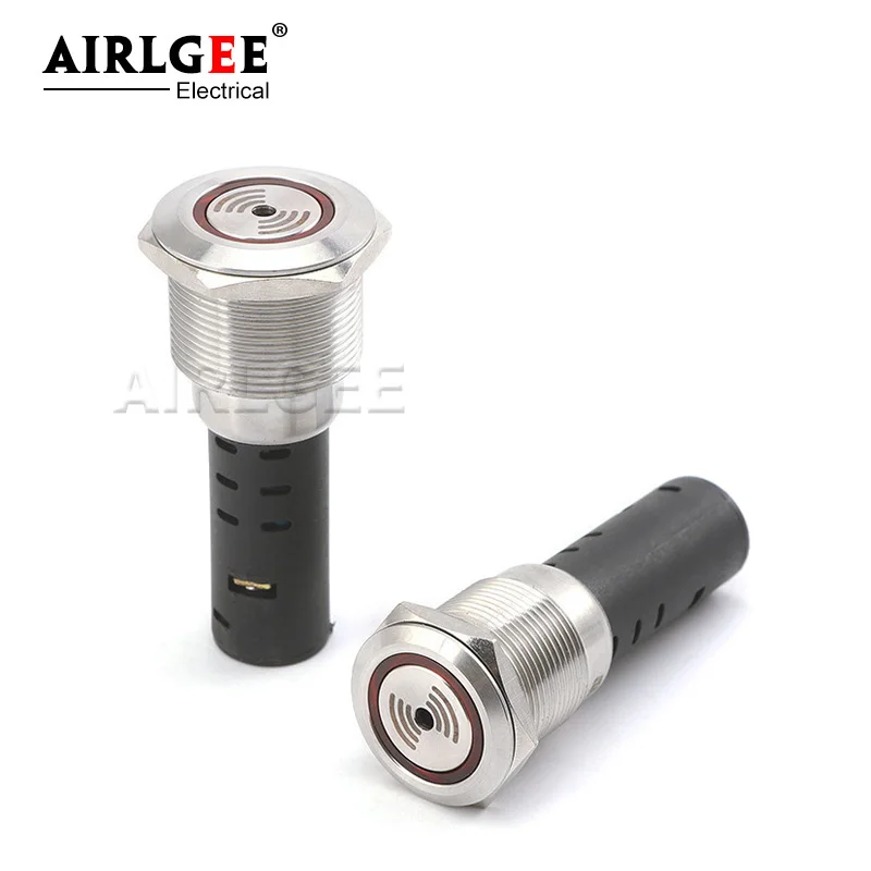 16mm 19mm 22mm Metal Buzzer 220v24v Loud 12v Flash Intermittent Sound Waterproof Explosion-Proof Buzzer