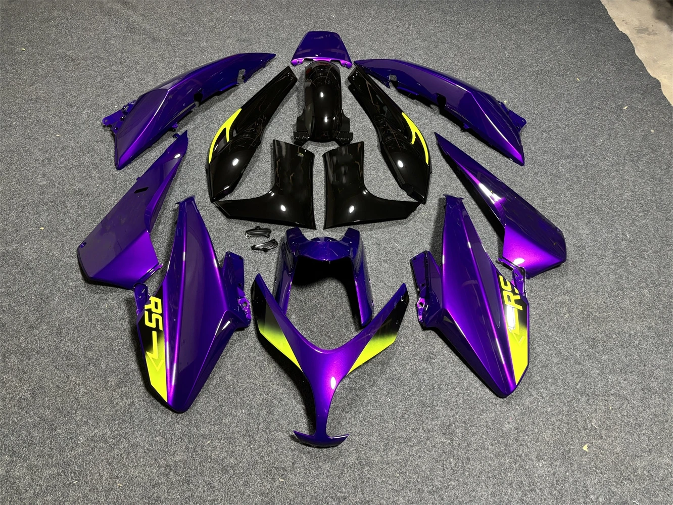Kit carene moto compatibile con YAMAHA TMAX500 2008 2009 2010 2011 08 09 10 11 TMAX 500 kit carene complete