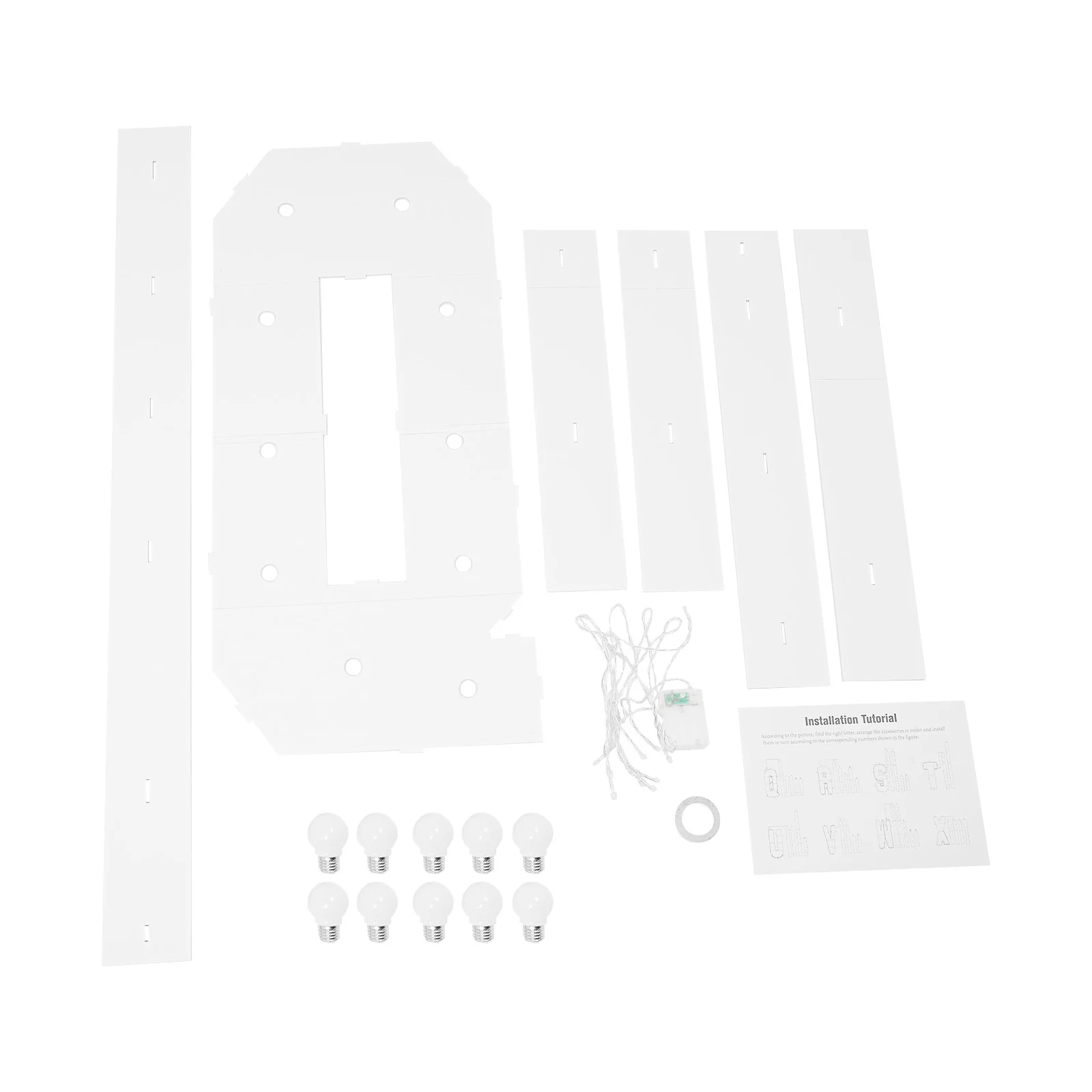 Große 36-Zoll Leuchtbuchstaben mit Warmem LED-Licht, Freistehende KT-Board-Schilder für Hochzeiten, Partys, Heimdekoration, Batteriebetrieben (Y/Q) – Detail 11