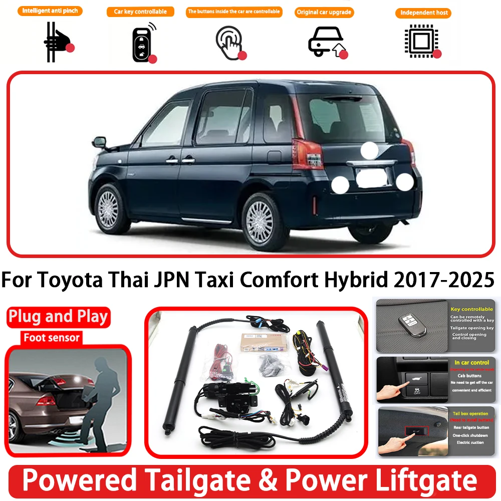 for Toyota Thai JPN Taxi Comfort Hybrid 2017-2025 Plug and Play Auto Powered Tailgate Power Liftgate Rear Trunk Opener System