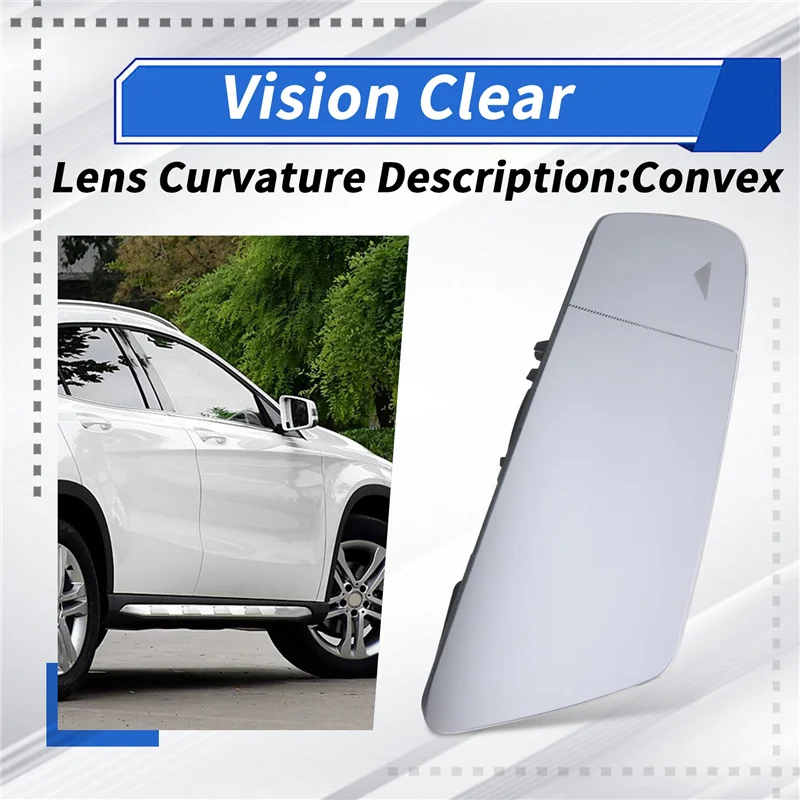 

Passenger Side Heated Mirror Glass For Mercedes-Benz Class C E S GLA GLK W204 W212 W221 W246 W176-ABQF